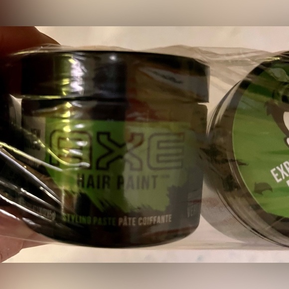 Axe Hair Styling Paint Green Brand New Set of 6 Temporary Color Paste Gel Styler - Picture 6 of 6